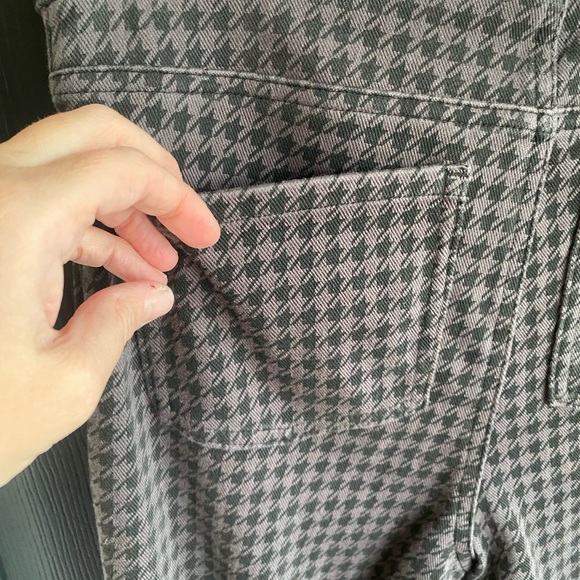 NWT Spanx Gray & Black Houndstooth Stretch Pants-Size M - Picture 6 of 7